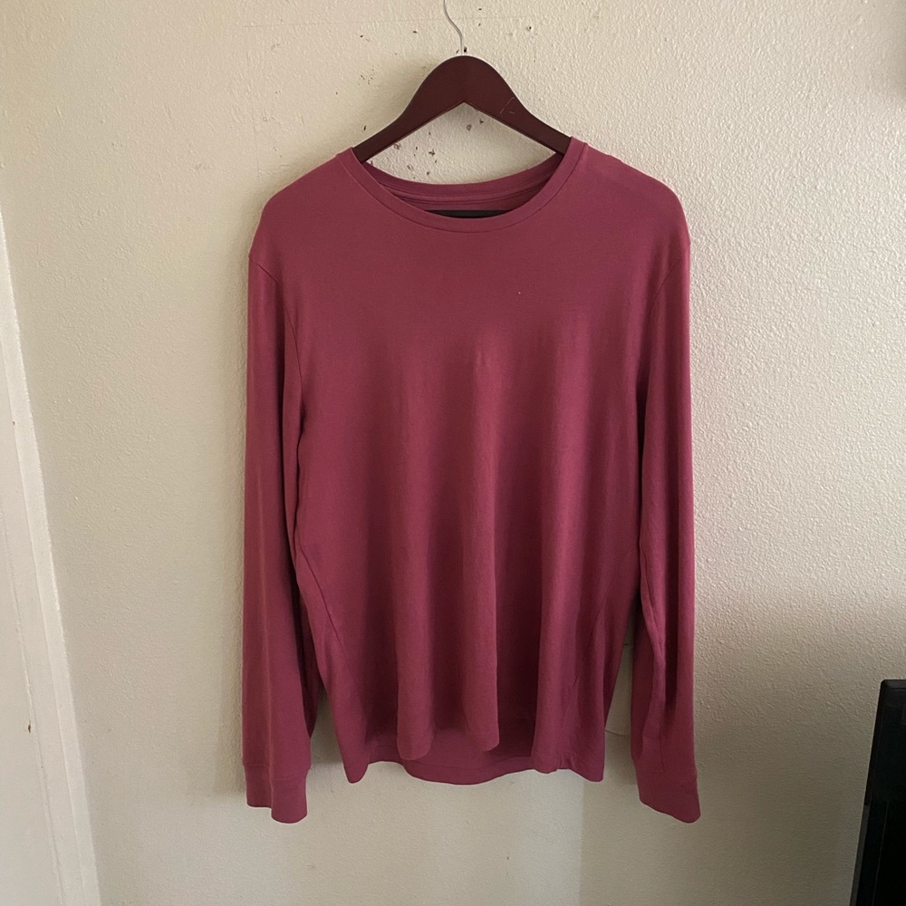Jcrew Mens Red Longsleeve T shirt. M